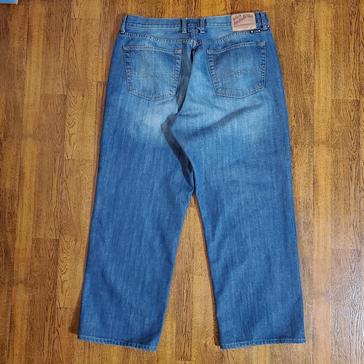 Lucky Brand 181 Relaxed Straight Mens Denim Blue - Depop