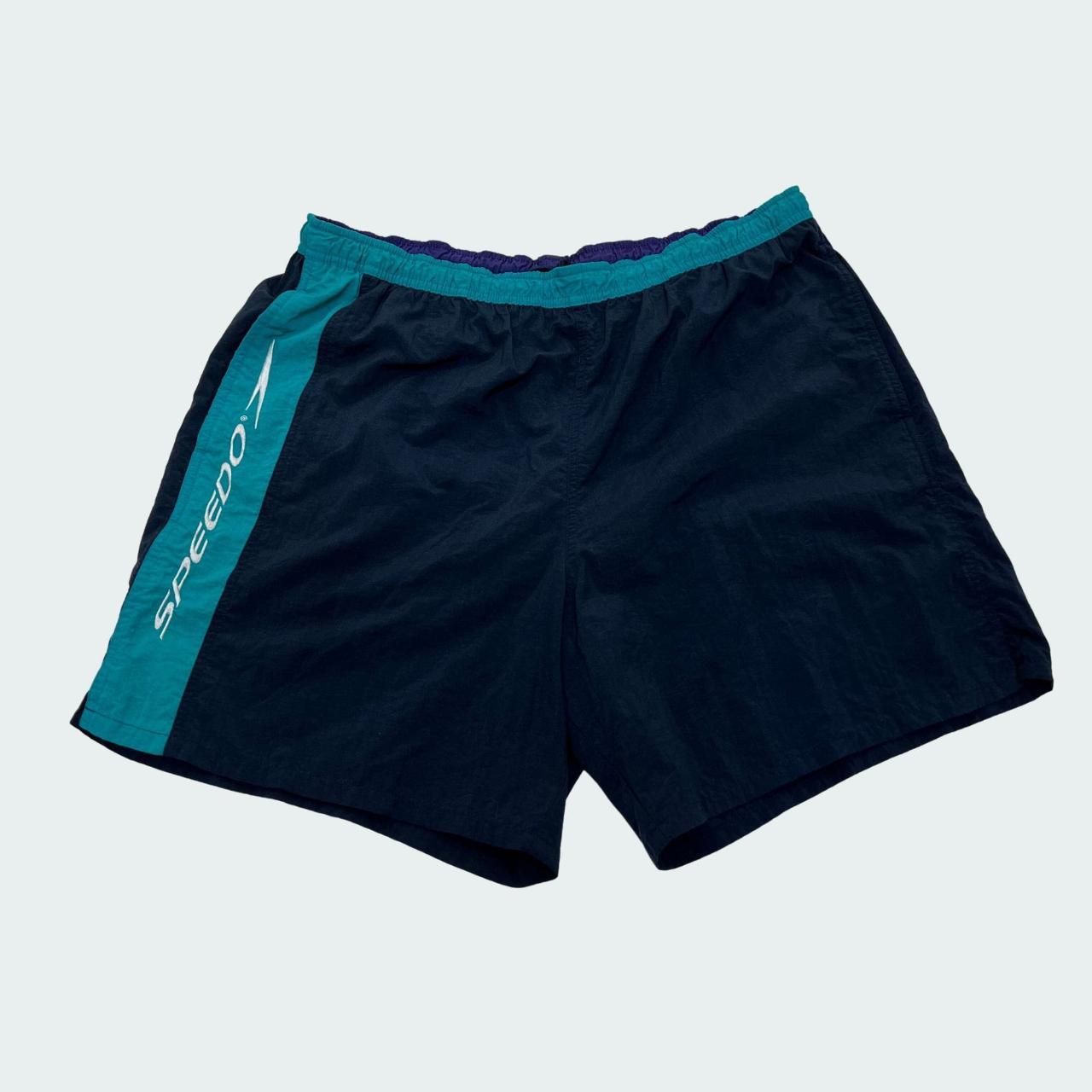 These vintage 1990s Speedo men's swim trunks feature... - Depop