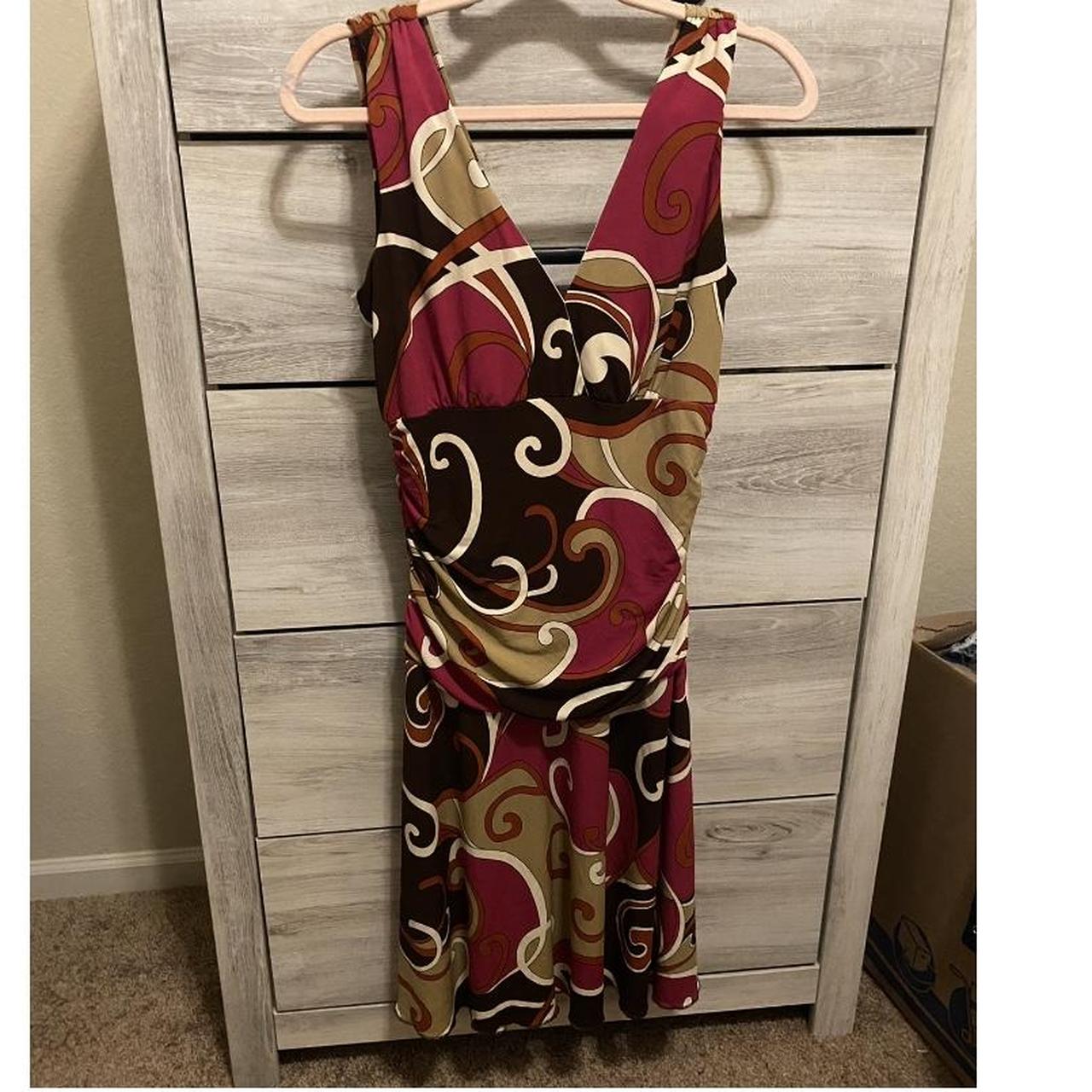 Heart soul vintage style dress Size large V-neck... - Depop