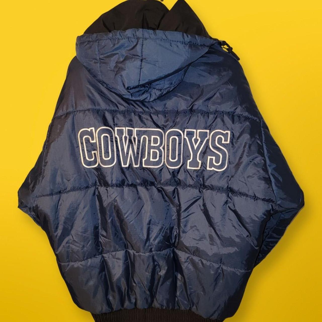 Vintage Pro Player Dallas Cowboys Reversible jacket/ - Depop