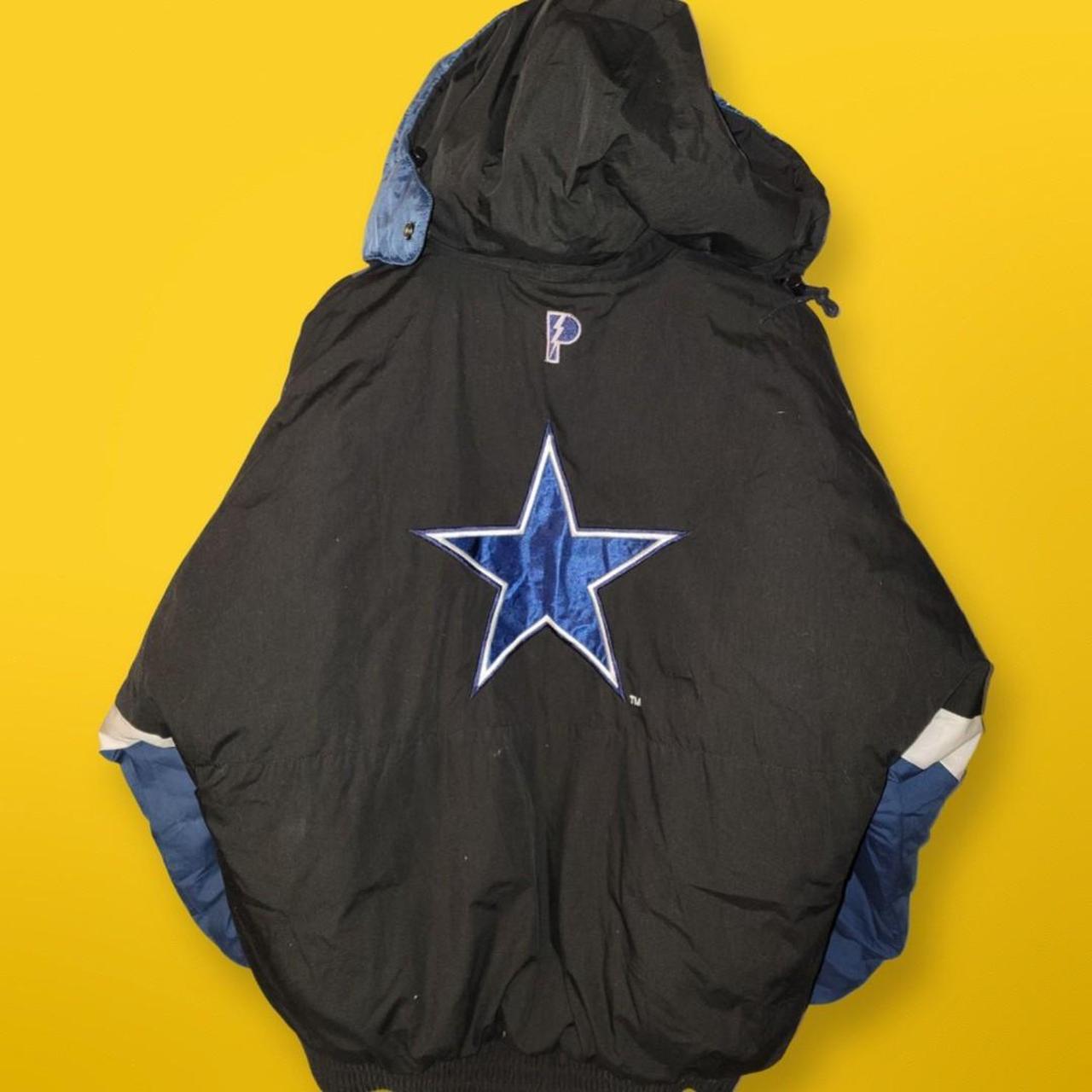 Vintage Pro Player Dallas Cowboys Reversible Puffer - Depop