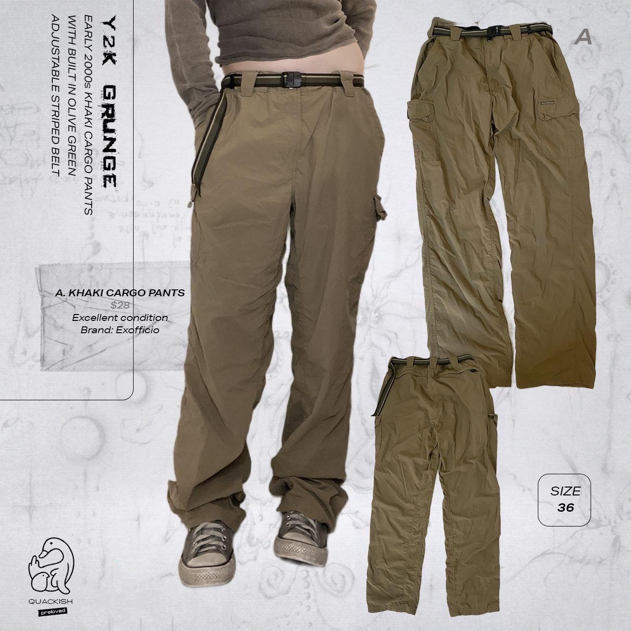 ExOfficio Men's Khaki and Tan Trousers