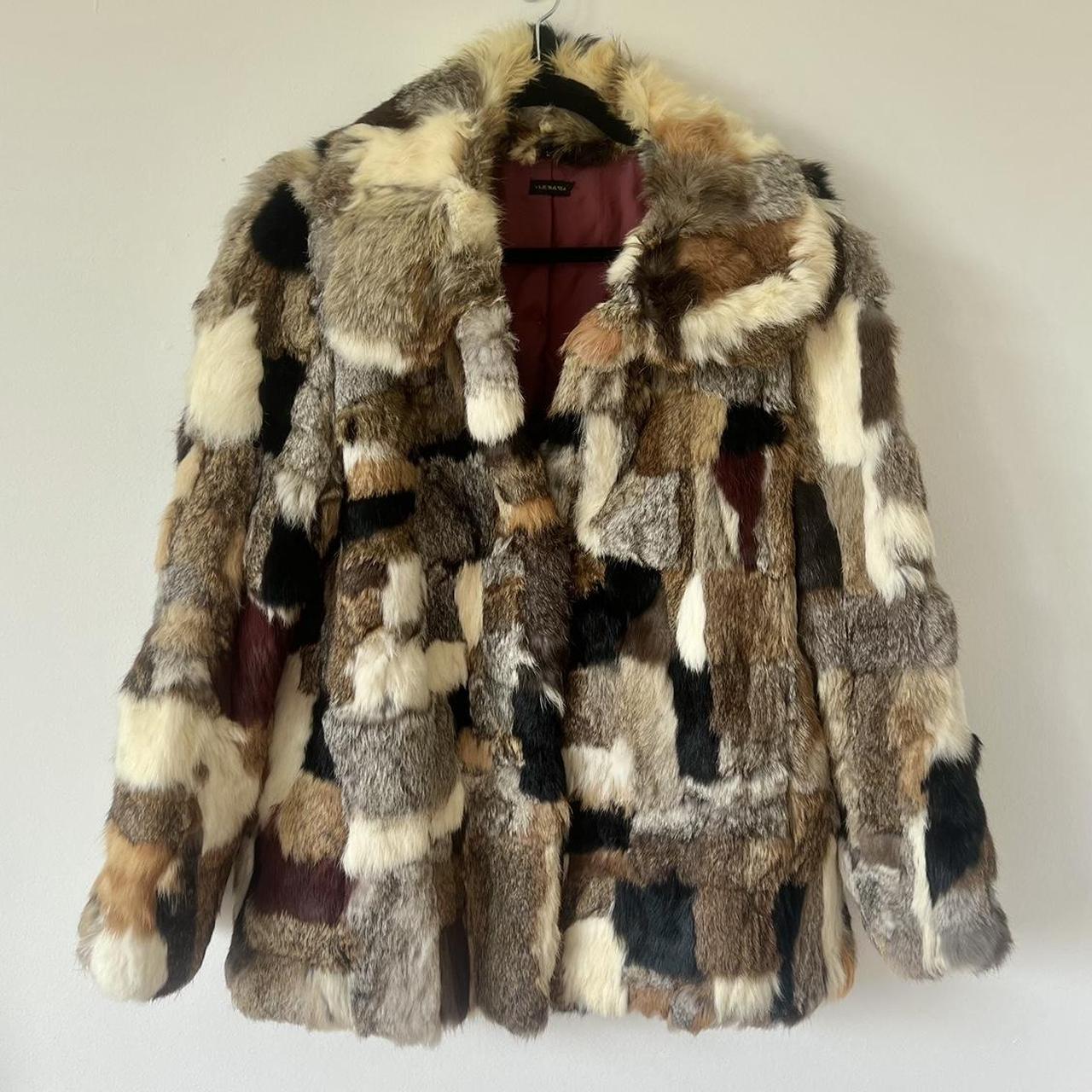 vintage 70s patchwork fur coat ✨ The most amazing... - Depop