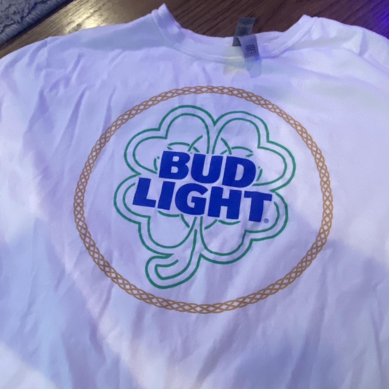 Bud light st Patrick’s day vintage tee. Depop