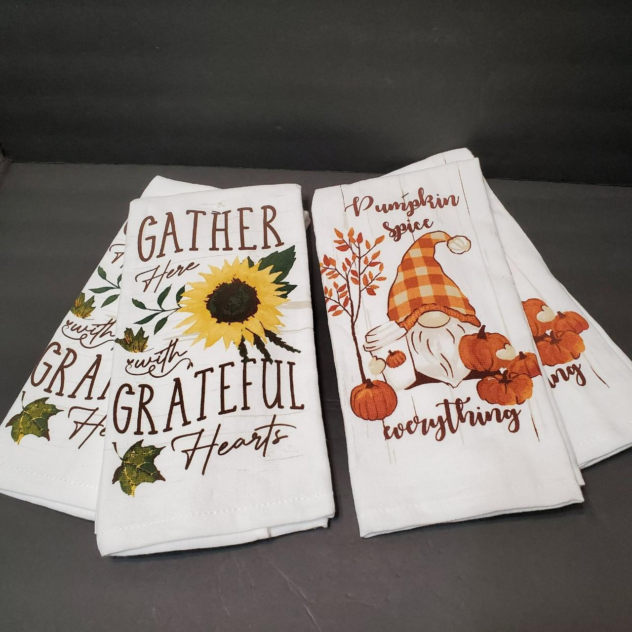 Cuisinart Kitchen Towels, set of 2, Sunflower Tea - Depop