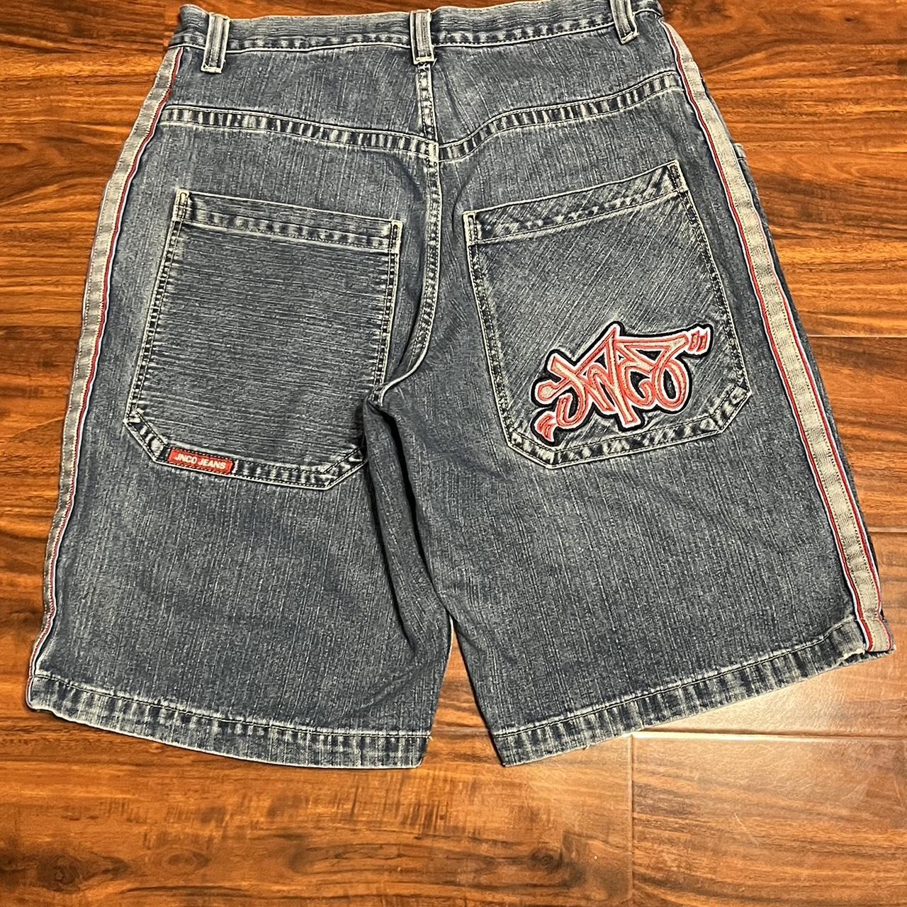 RARE STRIPED JNCO JORTS never seen a pair like this... - Depop