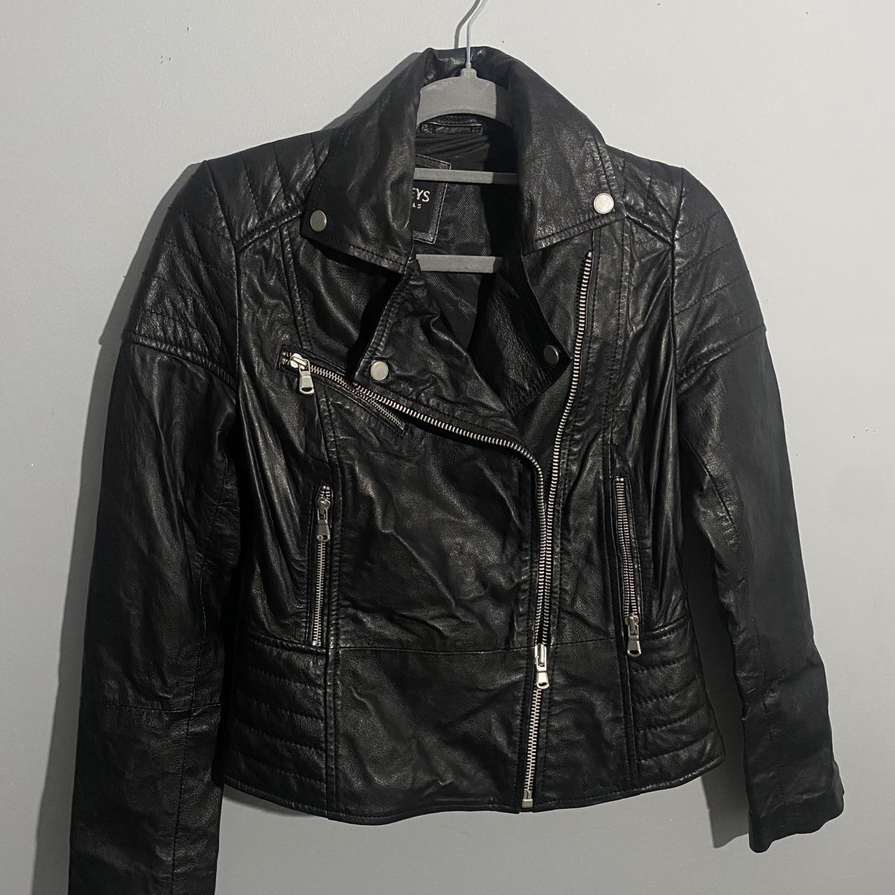 Barney's original leather hot sale jacket womens