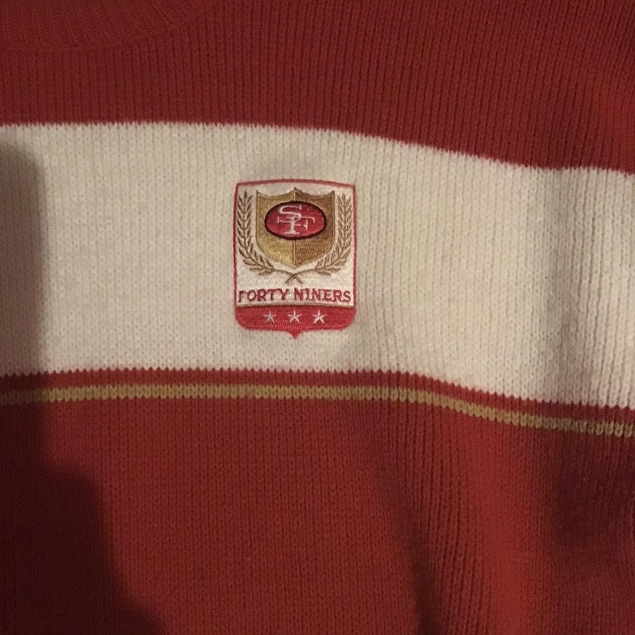 Vintage SF 49ers Sweater Wool Cliff Engle Sweater 80s San 