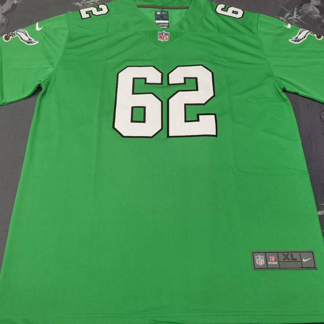 Philadelphia Eagles Jason Kelce #62 Green Jersey - Mens XL