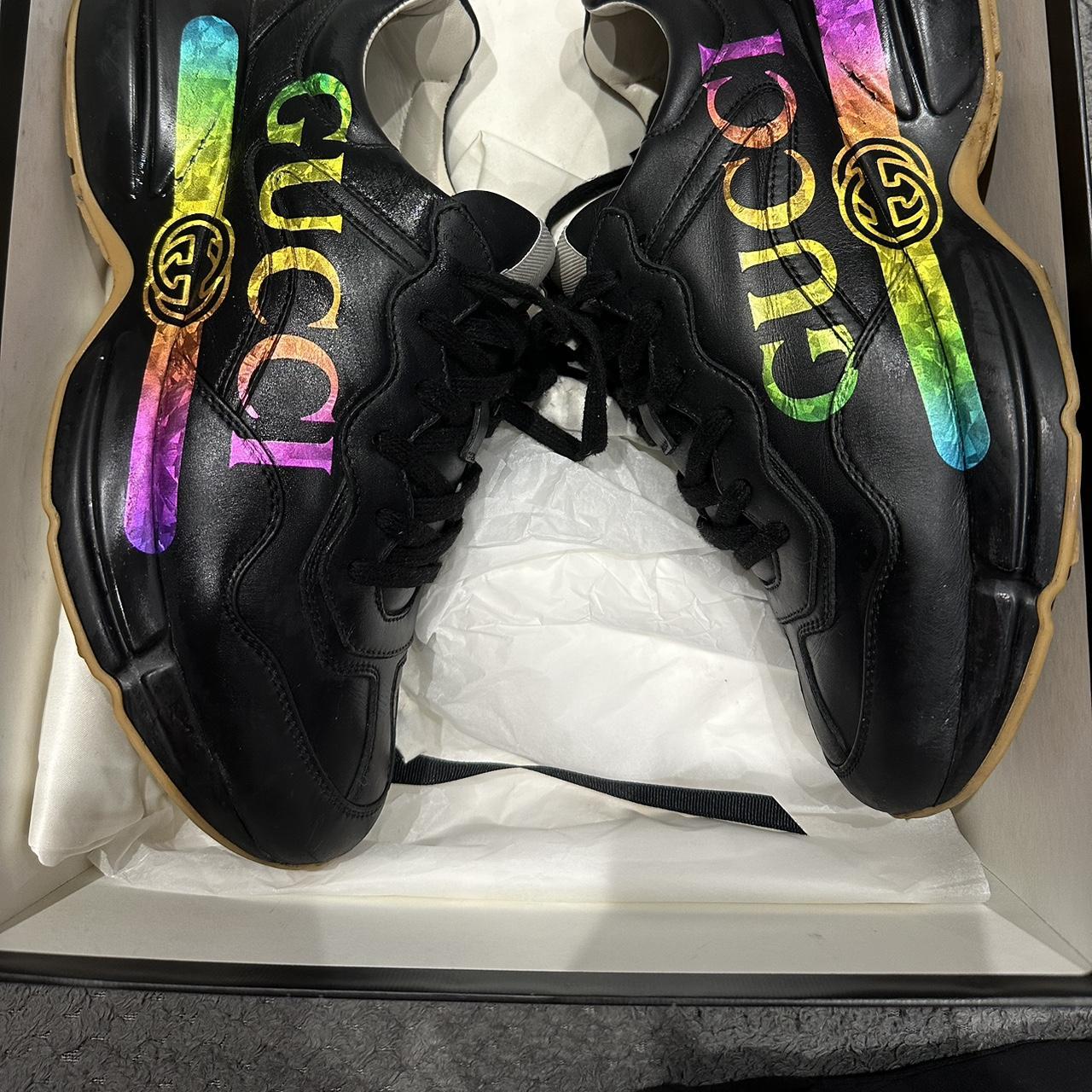 Gucci rhyton deals rainbow