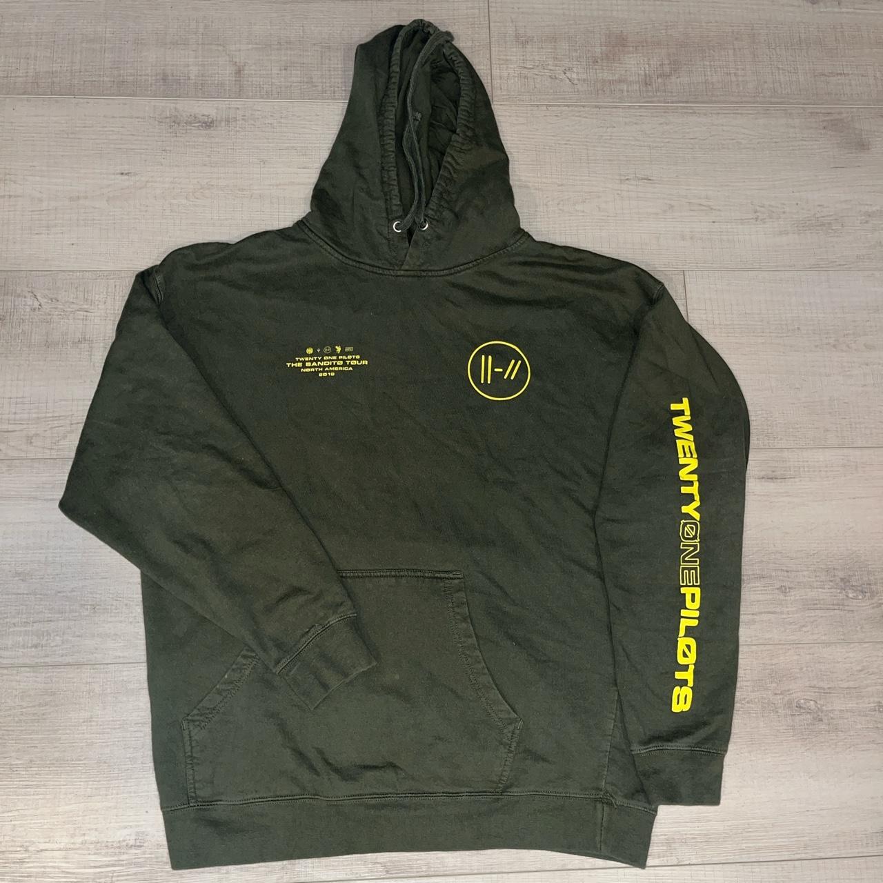 Twenty one pilots yellow hot sale hoodie