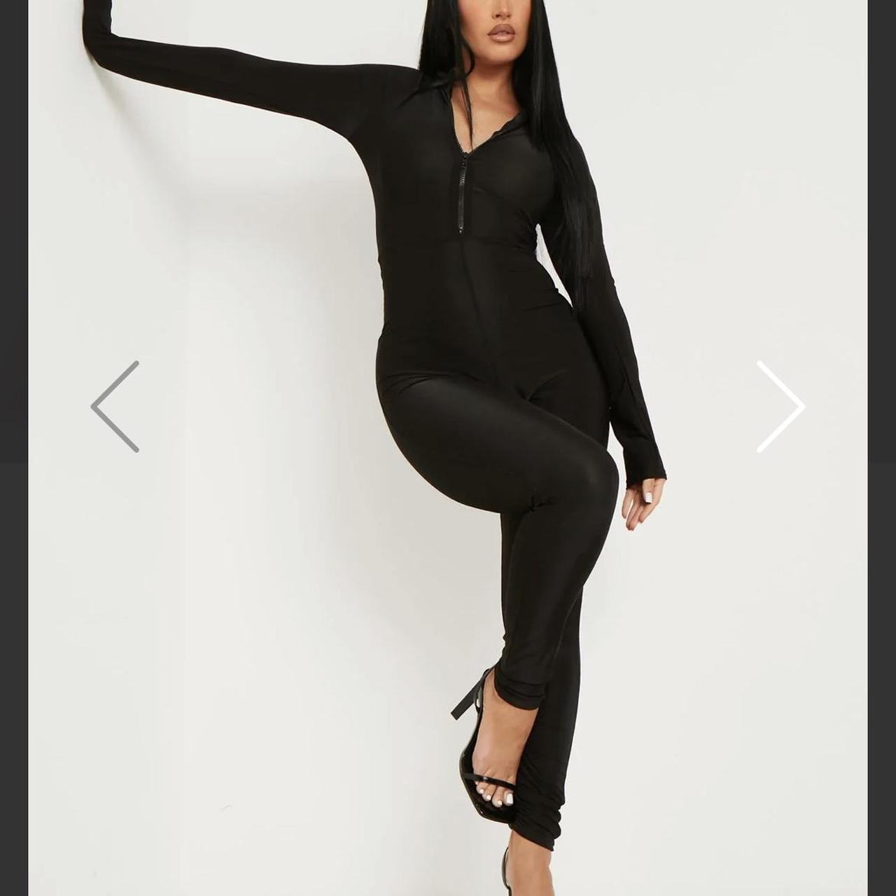 Black zip up jumpsuit BRAND NEW * Missy empire *... Depop