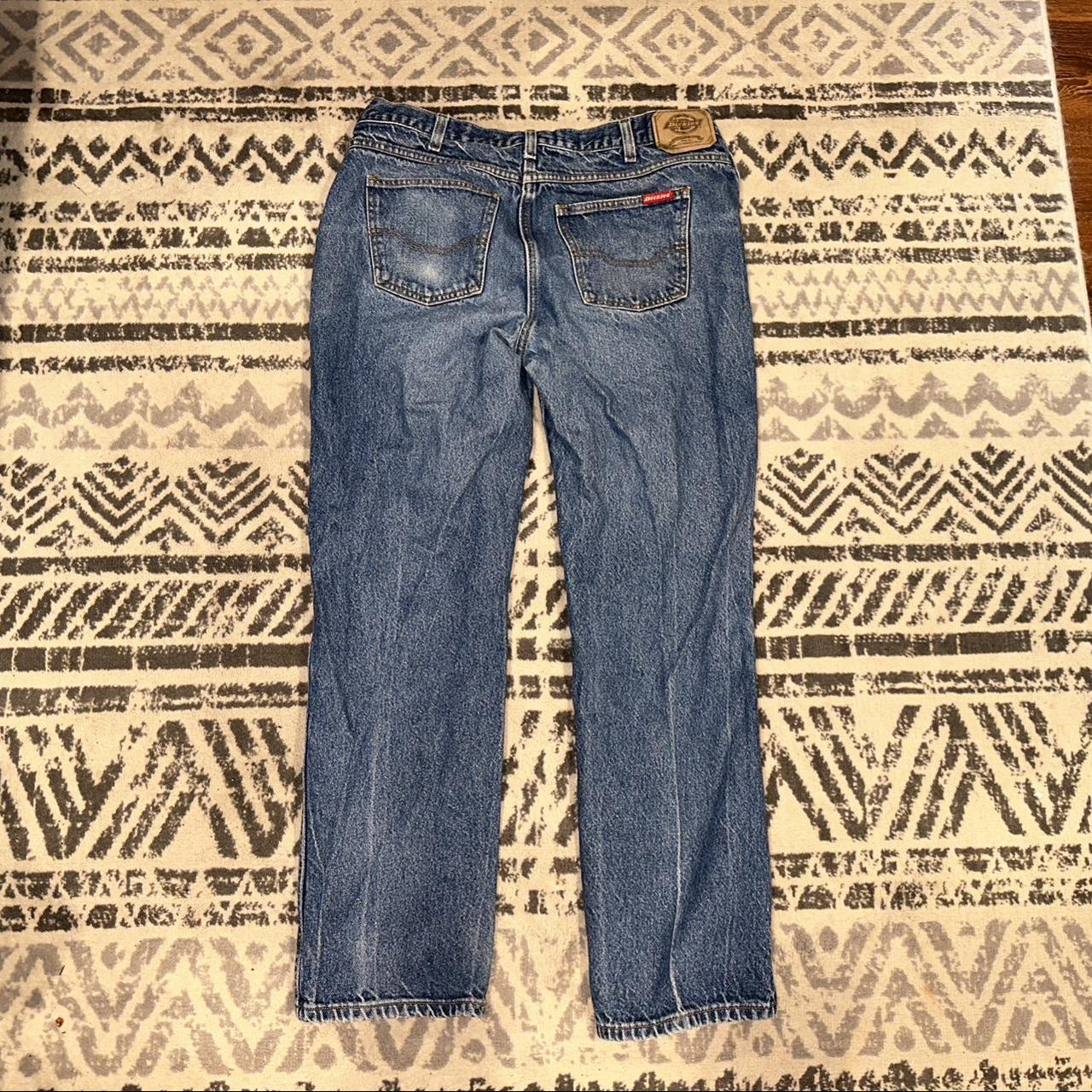 Vintage Blue Dickies Jeans Awesome pair of Y2K... - Depop