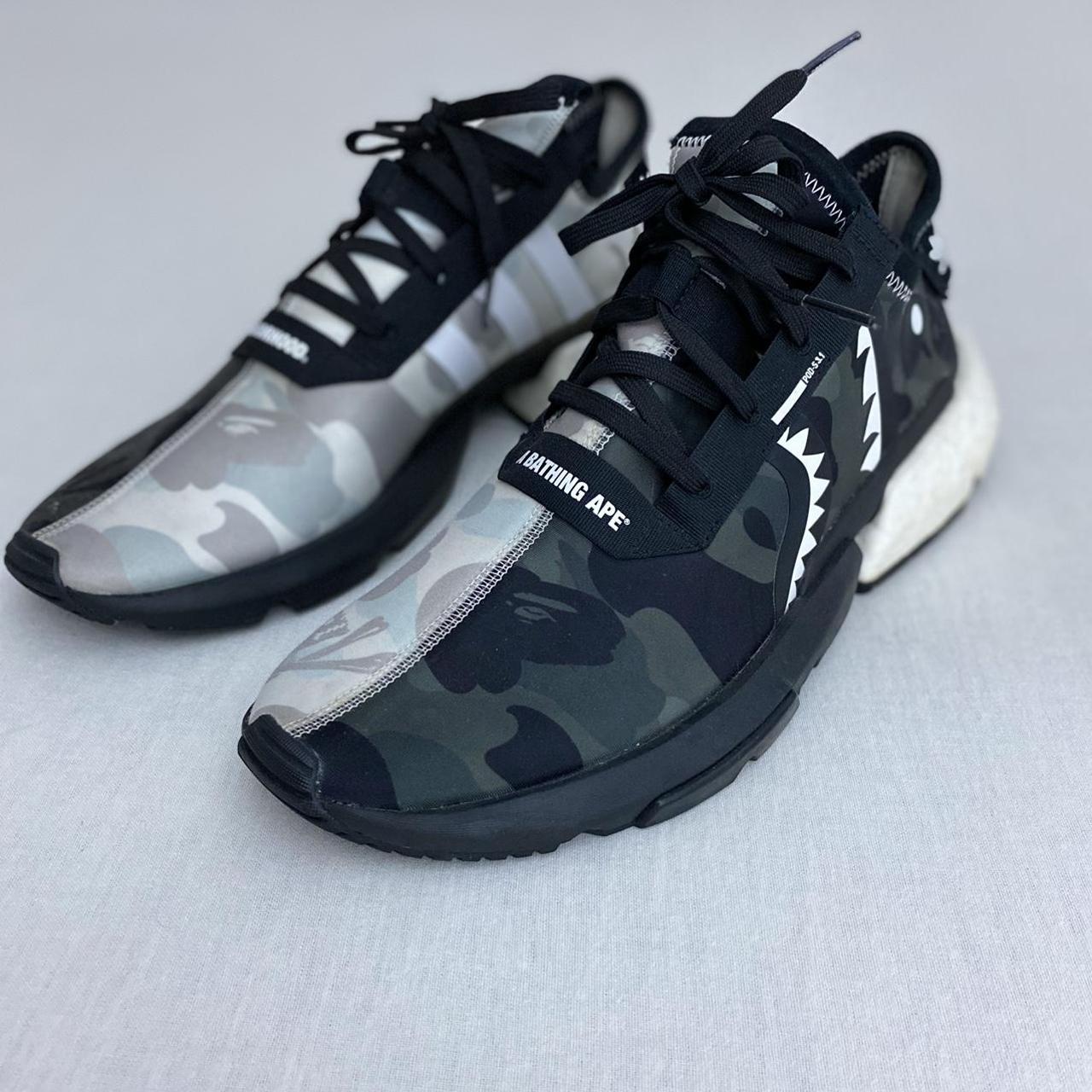 Adidas pod x deals bape x neighborhood