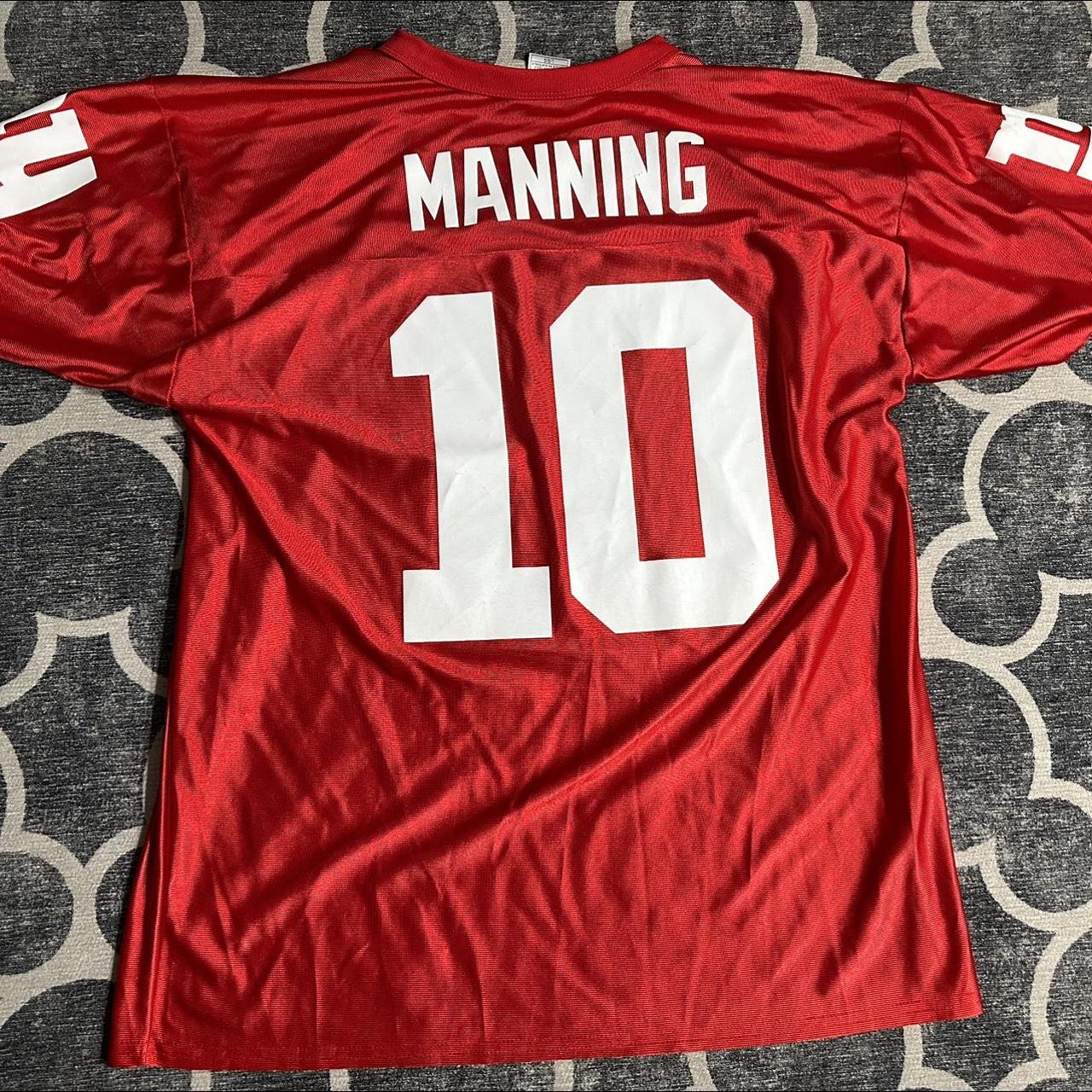 Eli Manning Red NY Giants Jersey NFL Team Apparel x - Depop