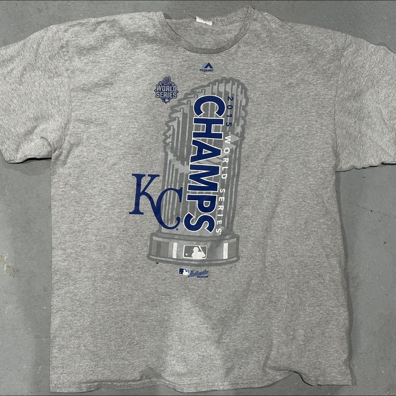 Kansas City Royals Tie-dye tee. “2015 League Champions” - Depop