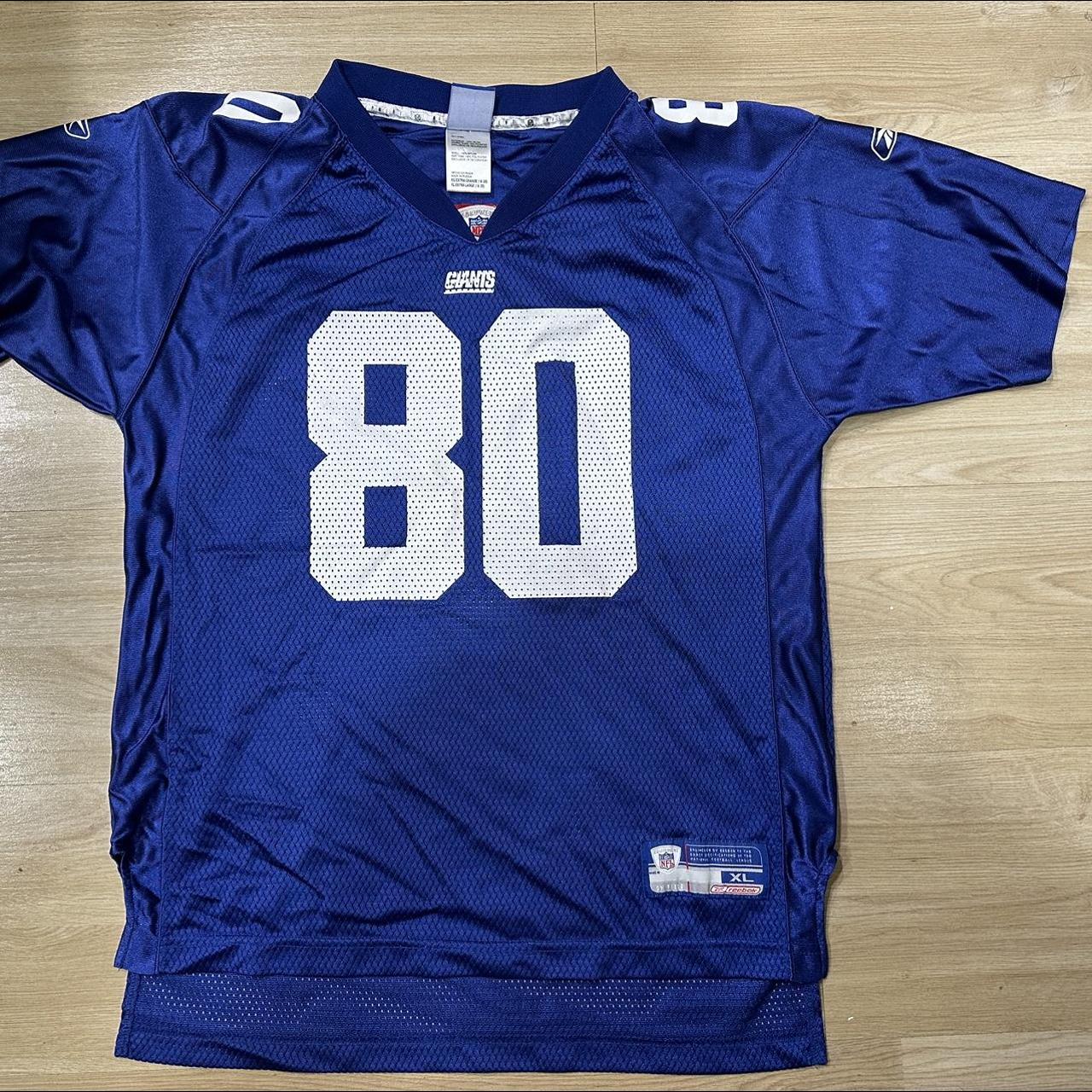 Vintage New York Giants NFL Number 80 Shockey Jersey 