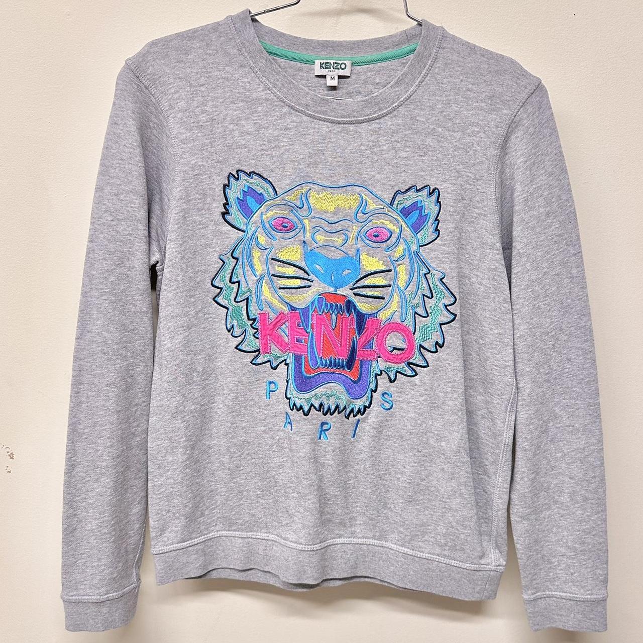 Grey womens store kenzo jumper