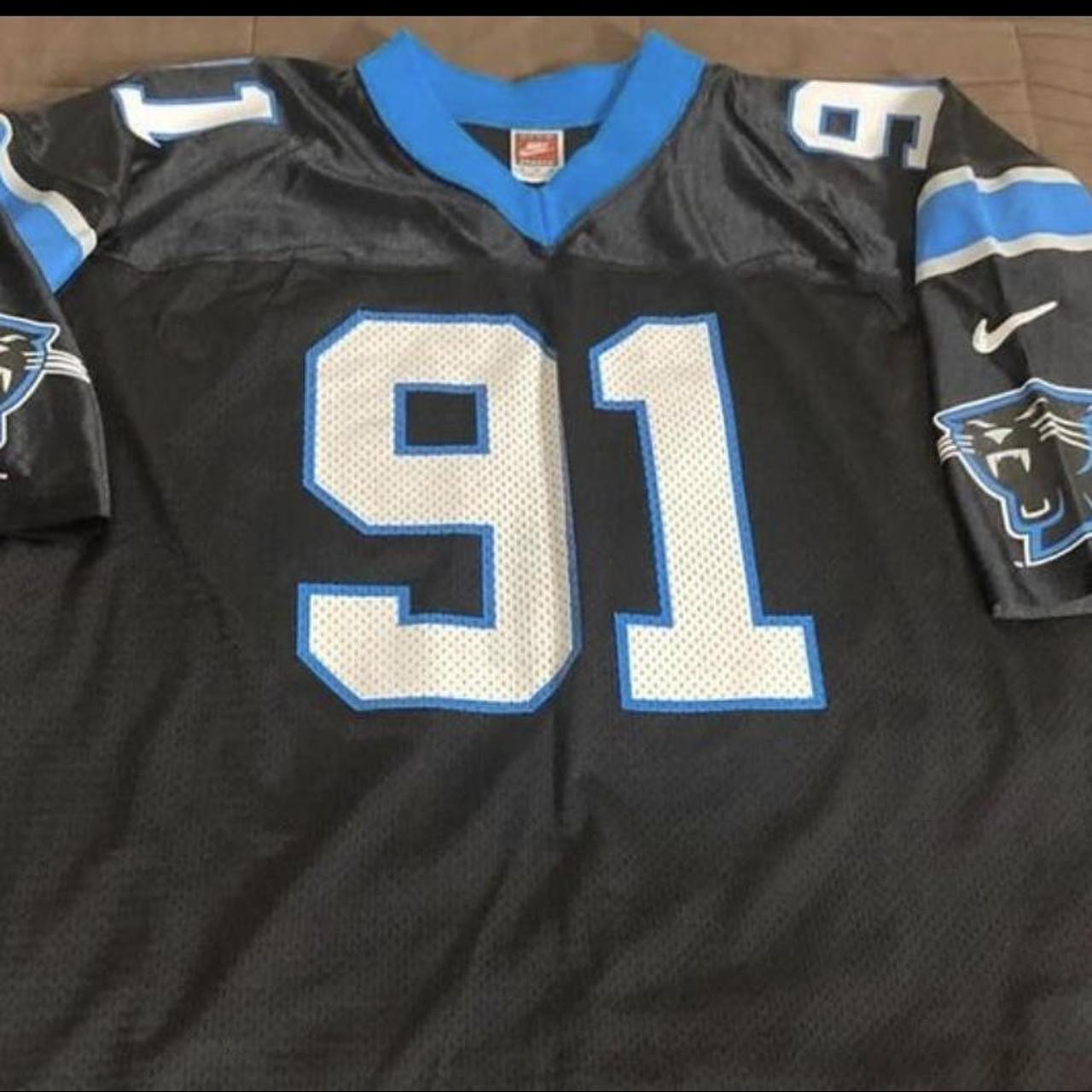 Vintage Carolina Panthers Kevin Greene Jersey #91 - Depop