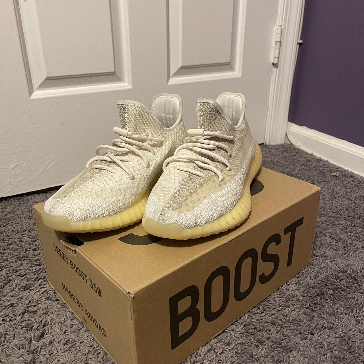 yeezy natural on feet