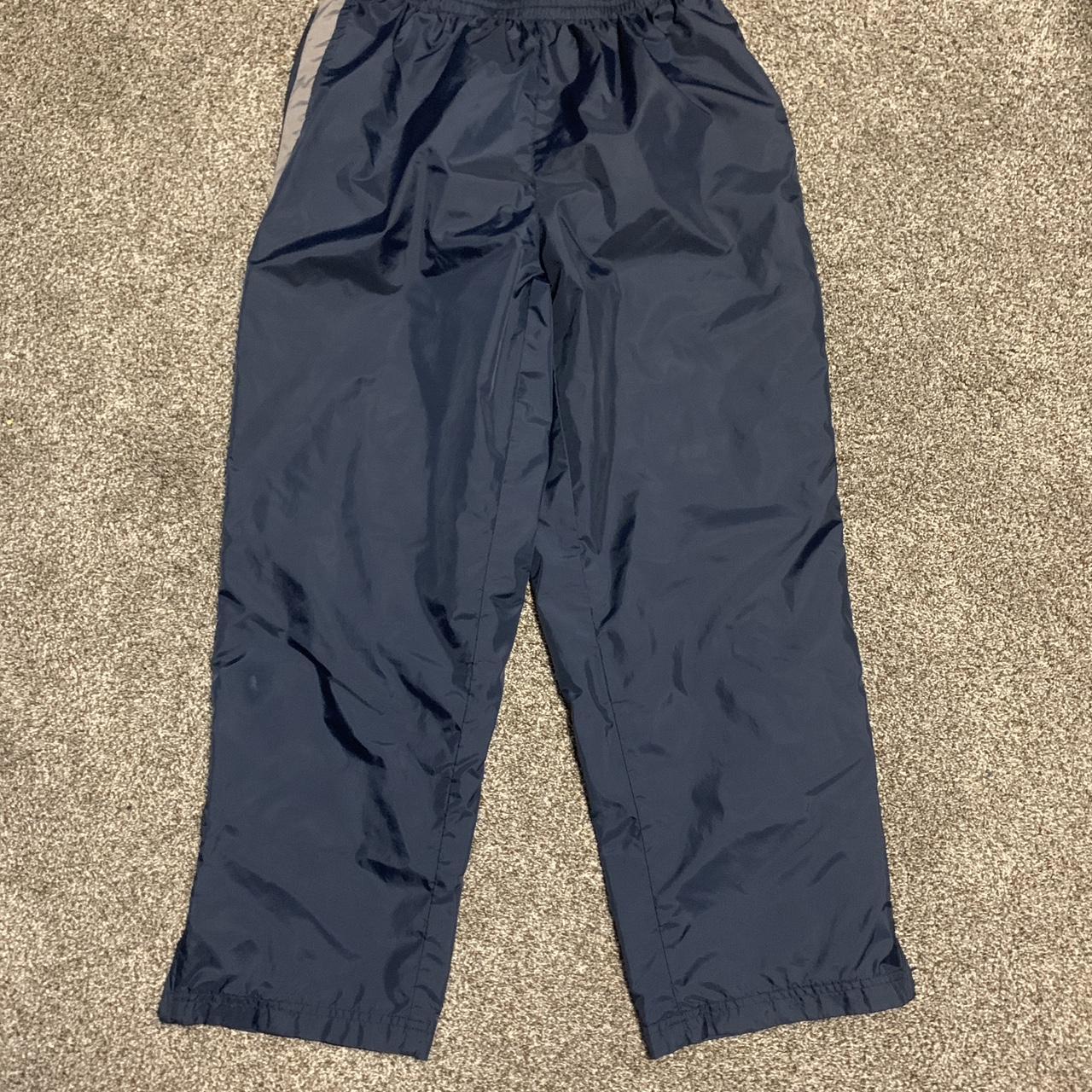 C&B navy and gray track pants with no flaws - Depop