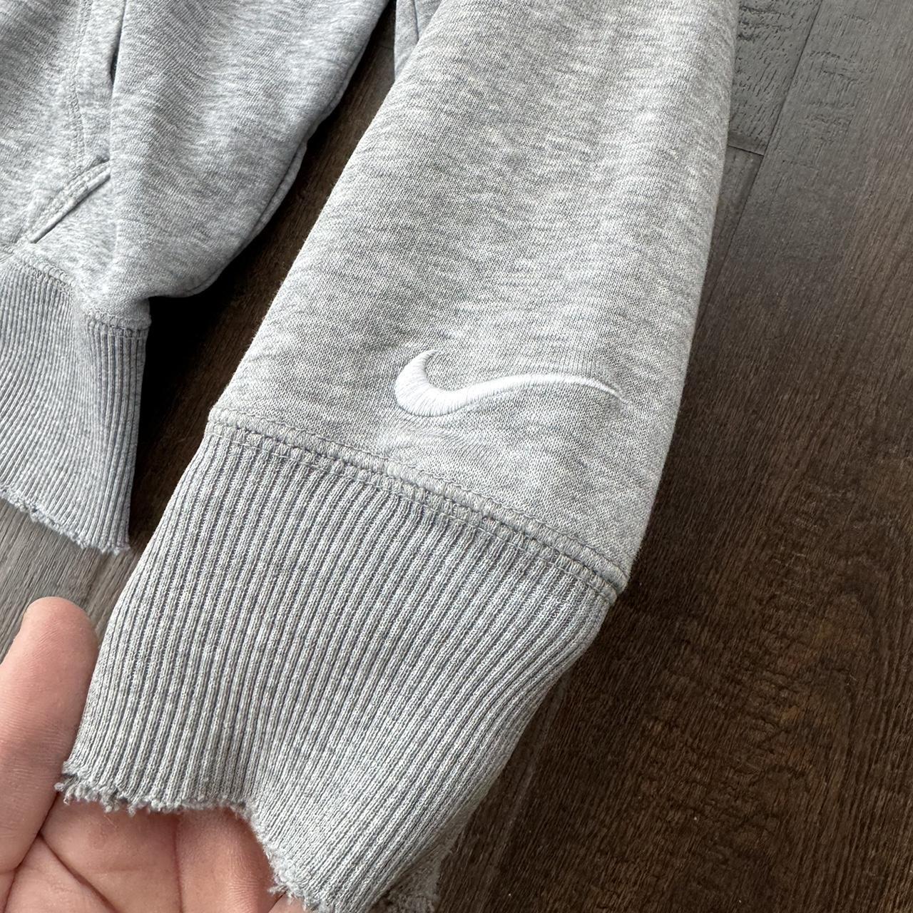 light grey nike zip up