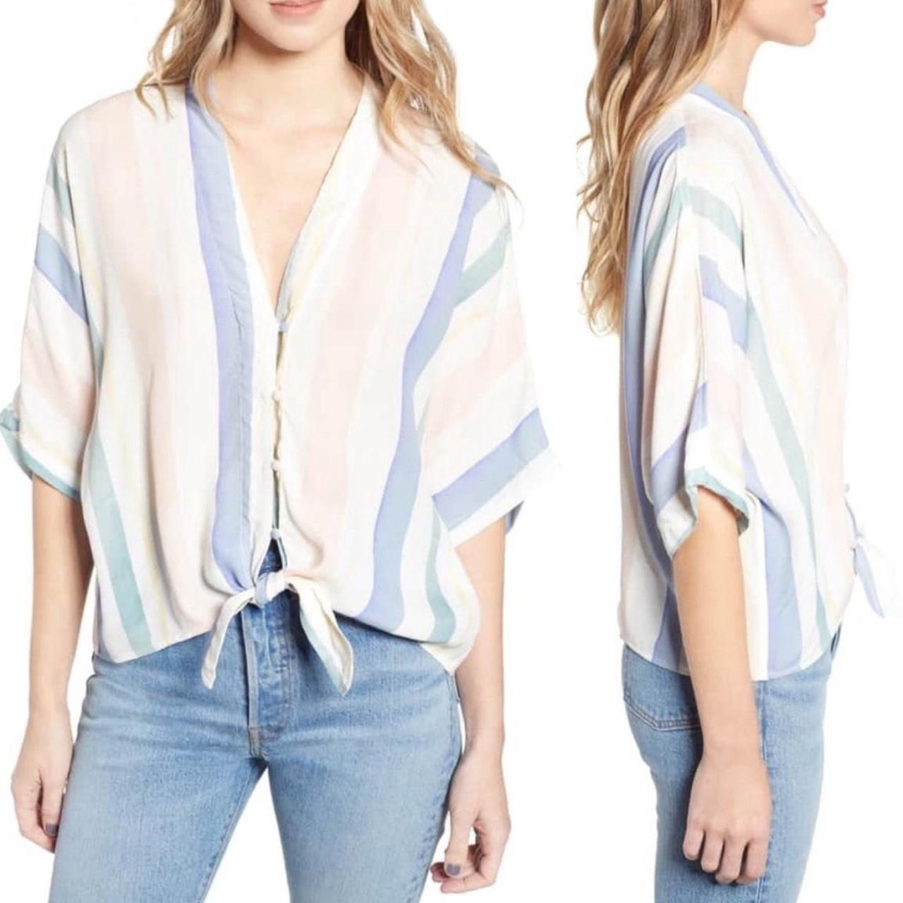 Rails Women's Blouse - Multi/Cream - S – Rails Th… - image 1