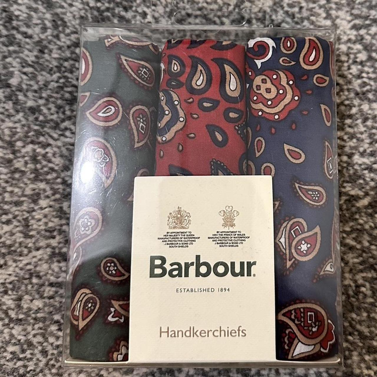 Barbour hot sale mens handkerchiefs