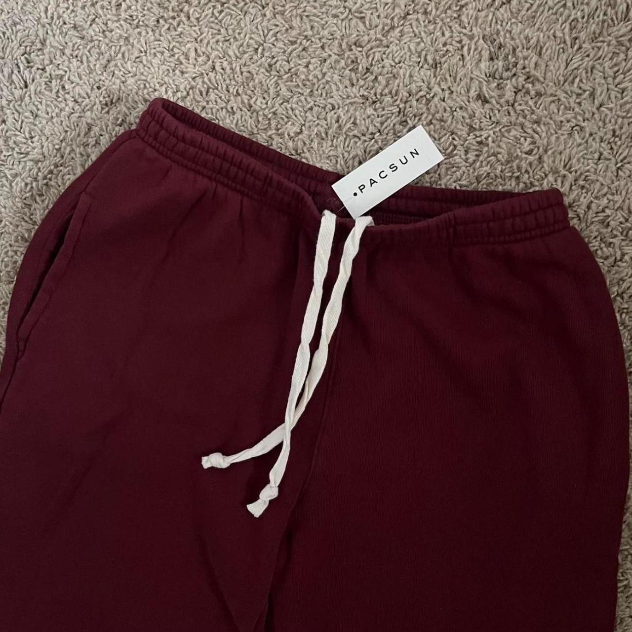 pacsun john galt “brandy melville” burgundy wide leg... Depop