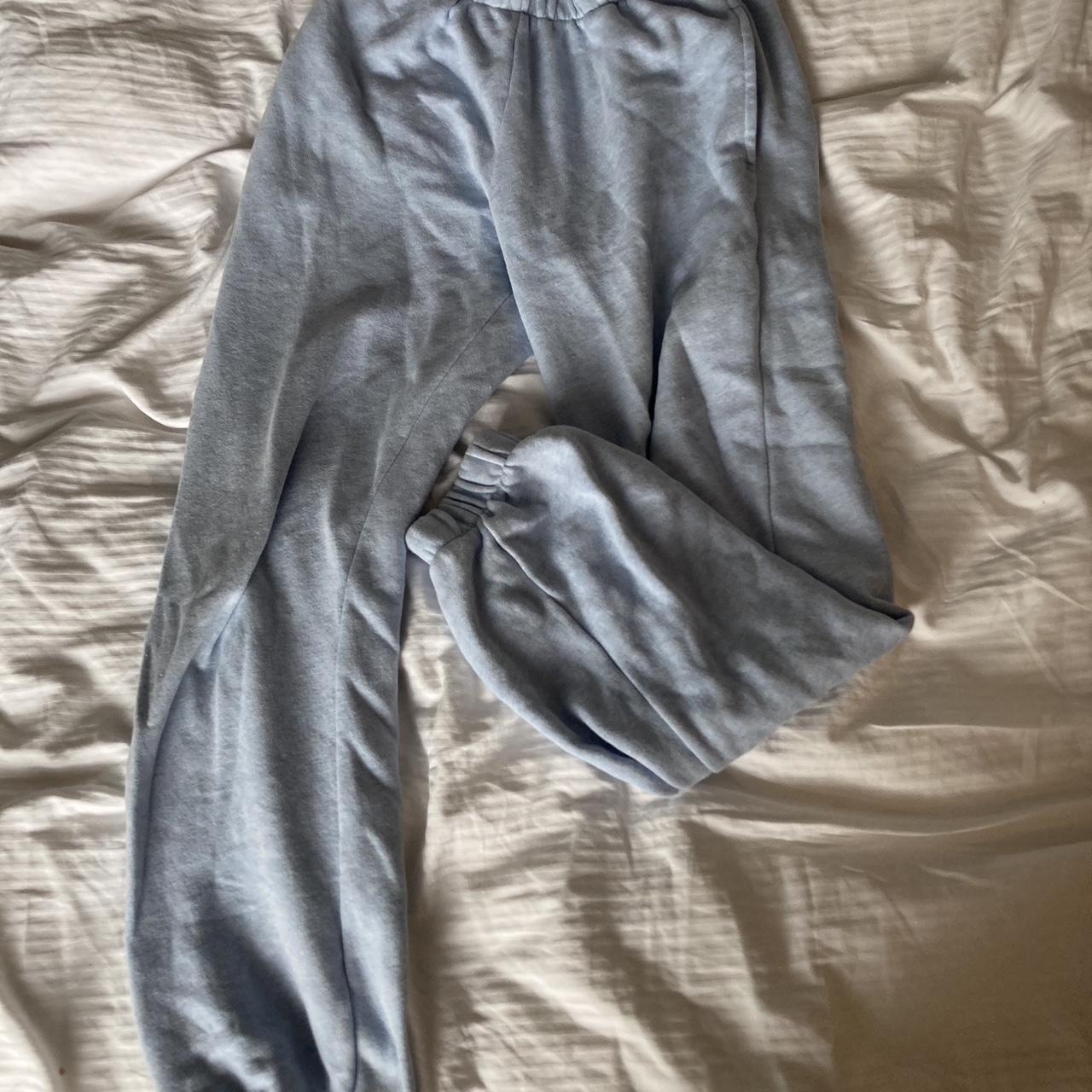 Light blue Rosa sweatpants Brandy Melville - Depop