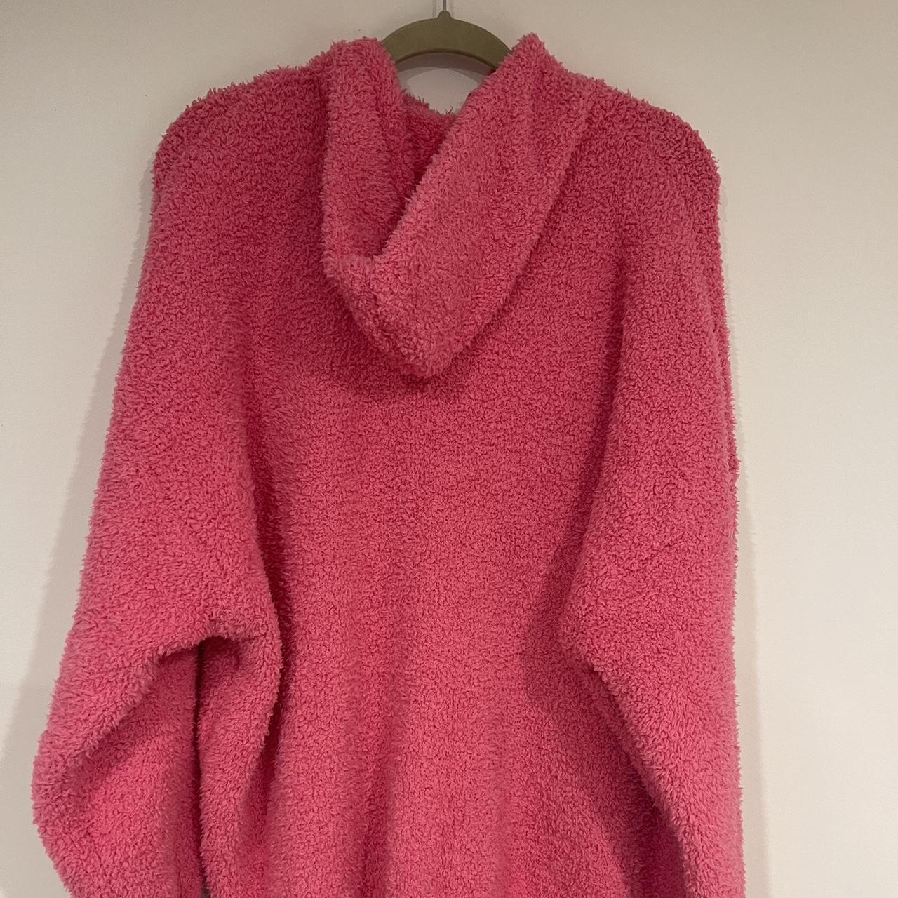 Pink Skims Cozy Knit Hoodie Oversized Depop