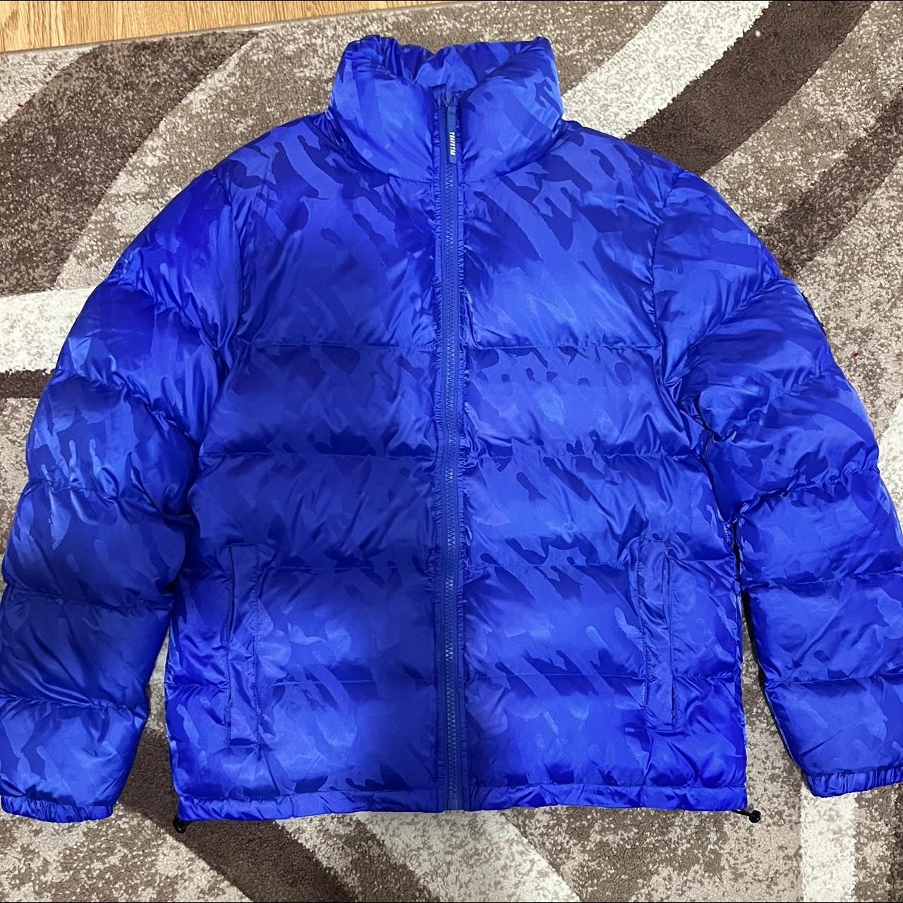 Trapstar Jacquard Puffer Dazzling Blue Size M Never... Depop