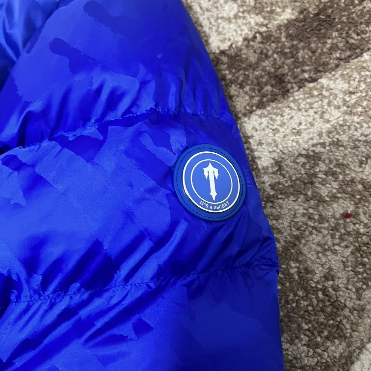 Trapstar Jacquard Puffer Dazzling Blue Size M Never... Depop