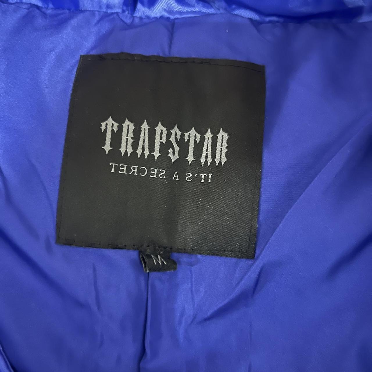 Trapstar Jacquard Puffer Dazzling Blue Size M Never... Depop
