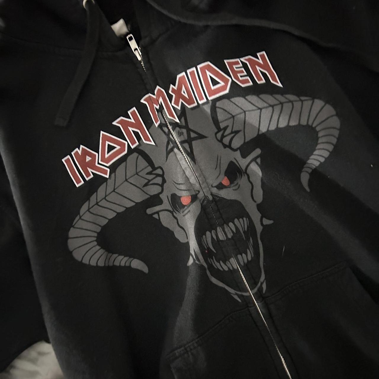 Iron maiden clearance zip hoodie