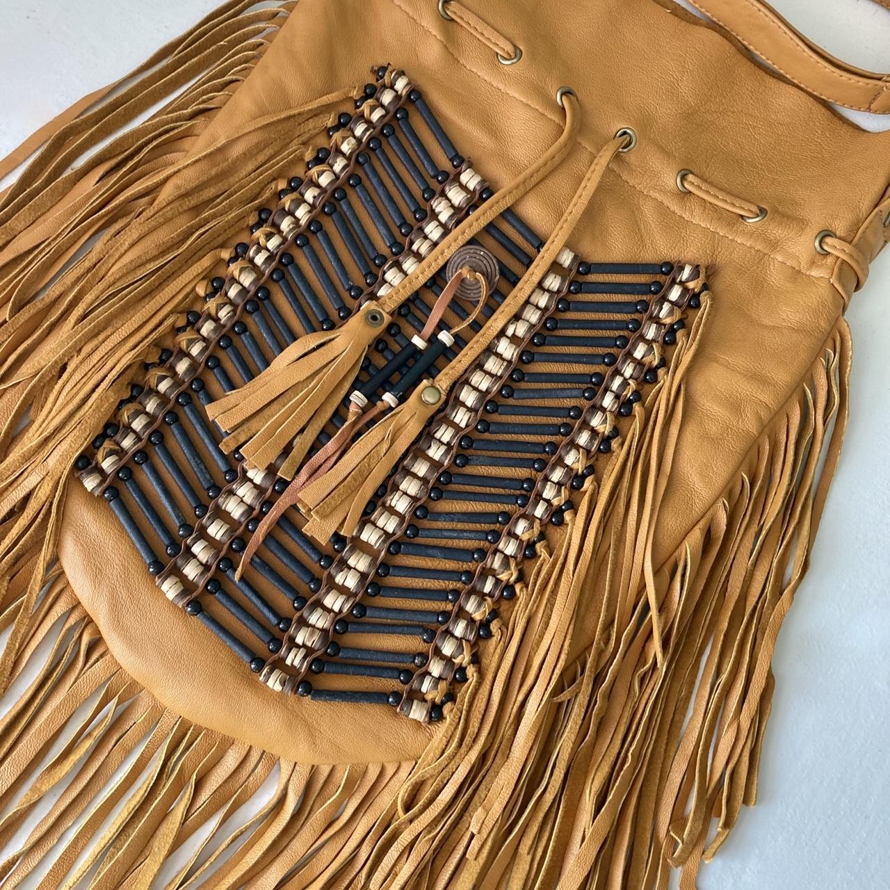 Our large natural napa leather shoulder bag is a... - Depop