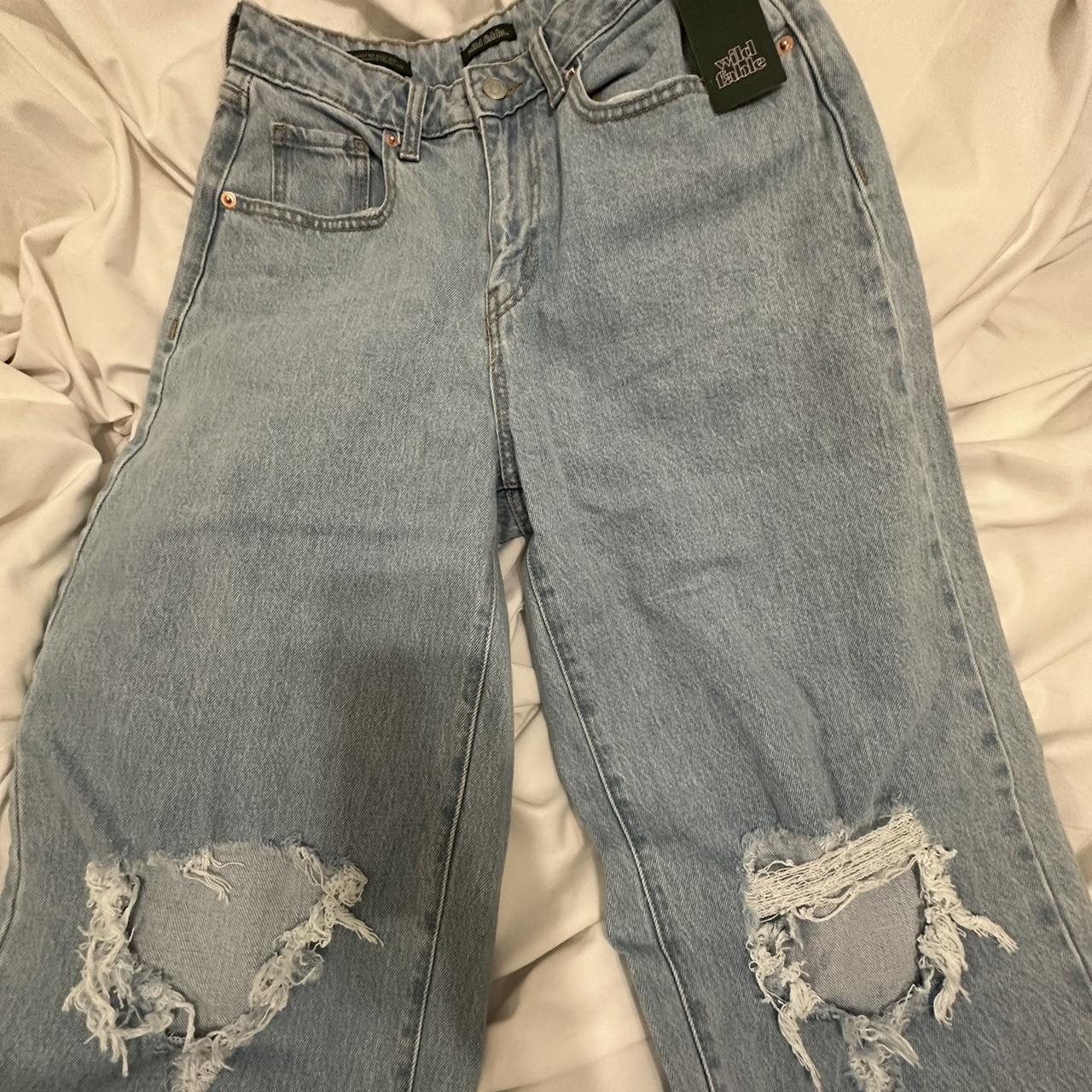 highest rise baggy wild fable jeans slightly - Depop