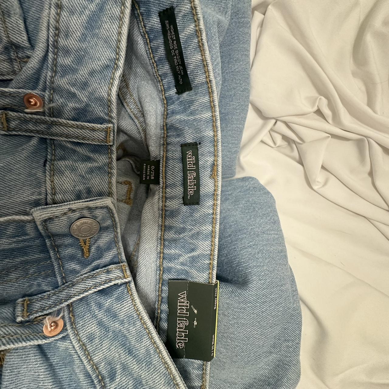 highest rise baggy wild fable jeans slightly - Depop