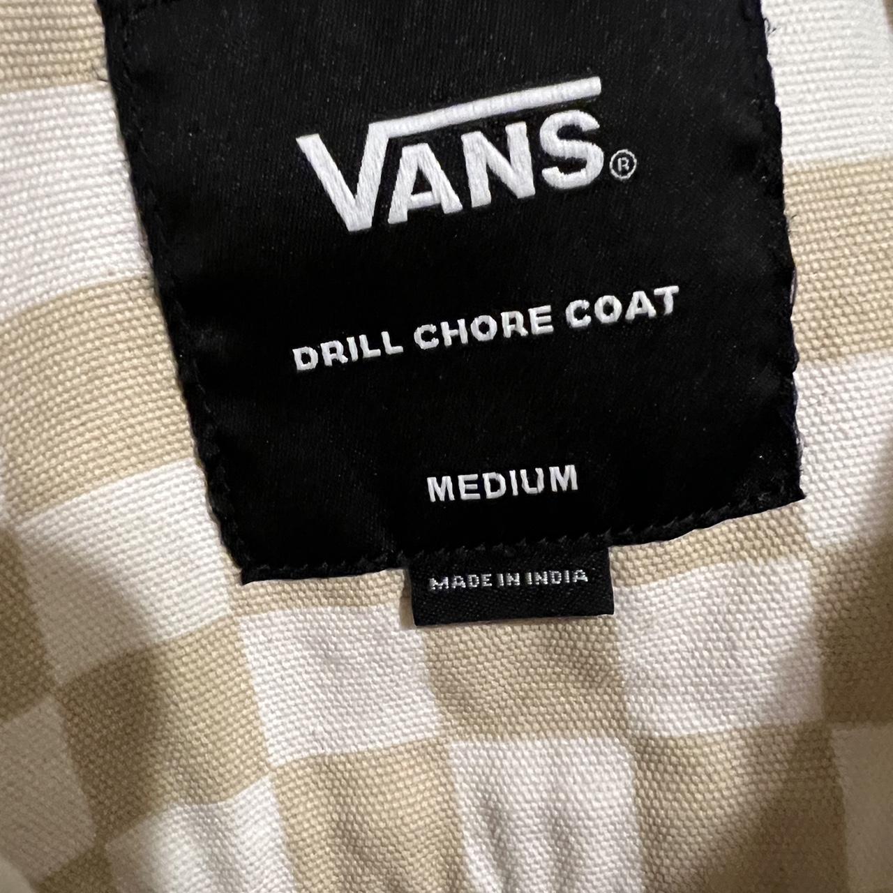 *VANS TAN/CREAM CHECKERBOARD DRILL COAT* I’ve only... - Depop