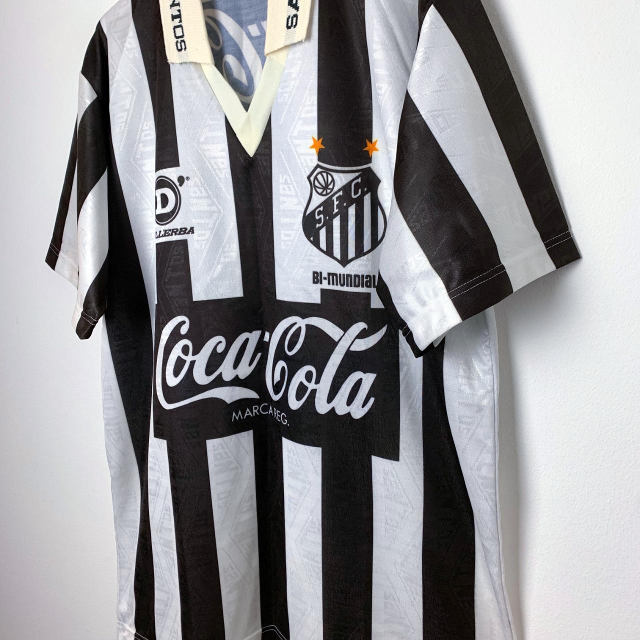 Original Santos 1993-1994 Away Football Shirt Camisa | Depop