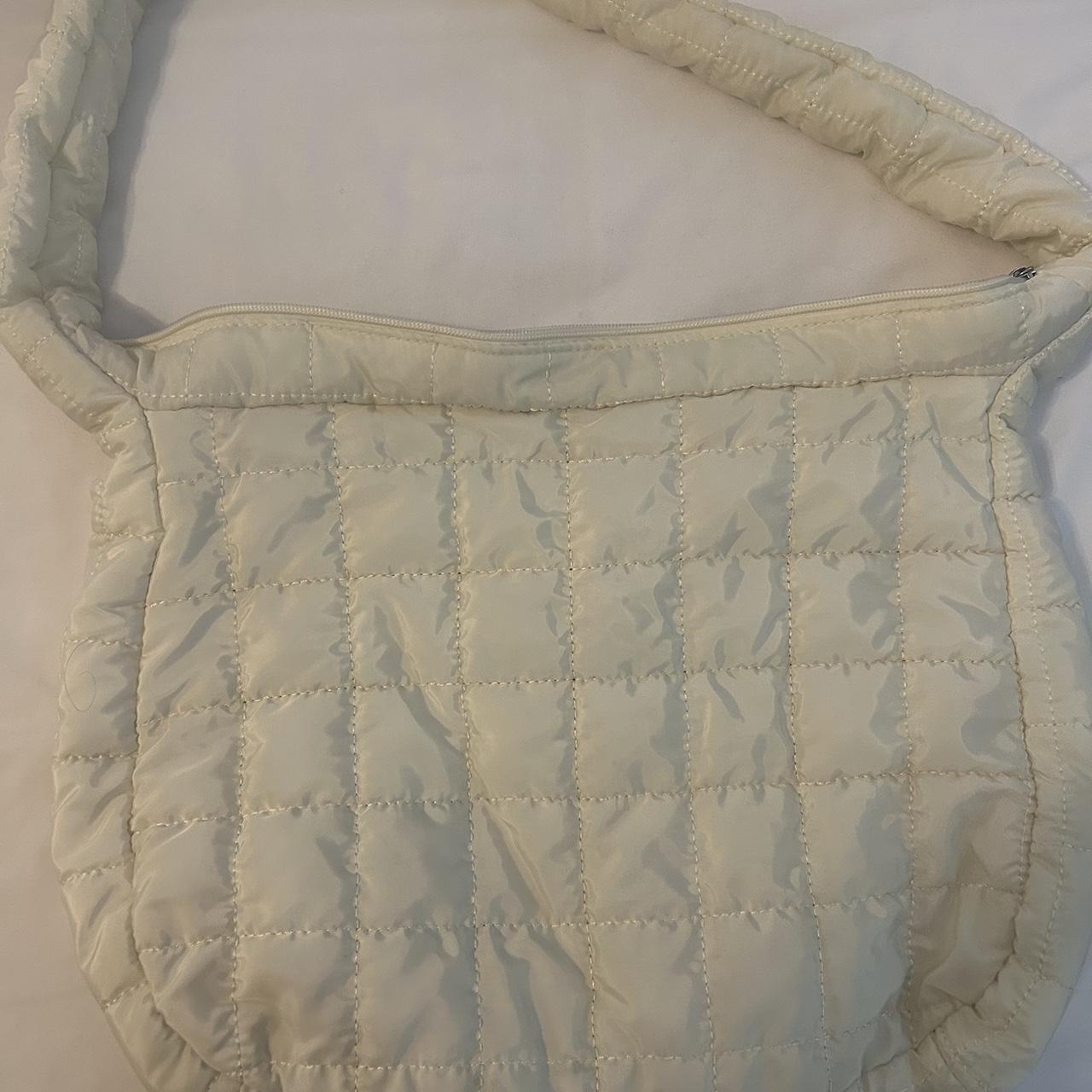 Pillow bag in cream. No rips or tears. Small marks... - Depop