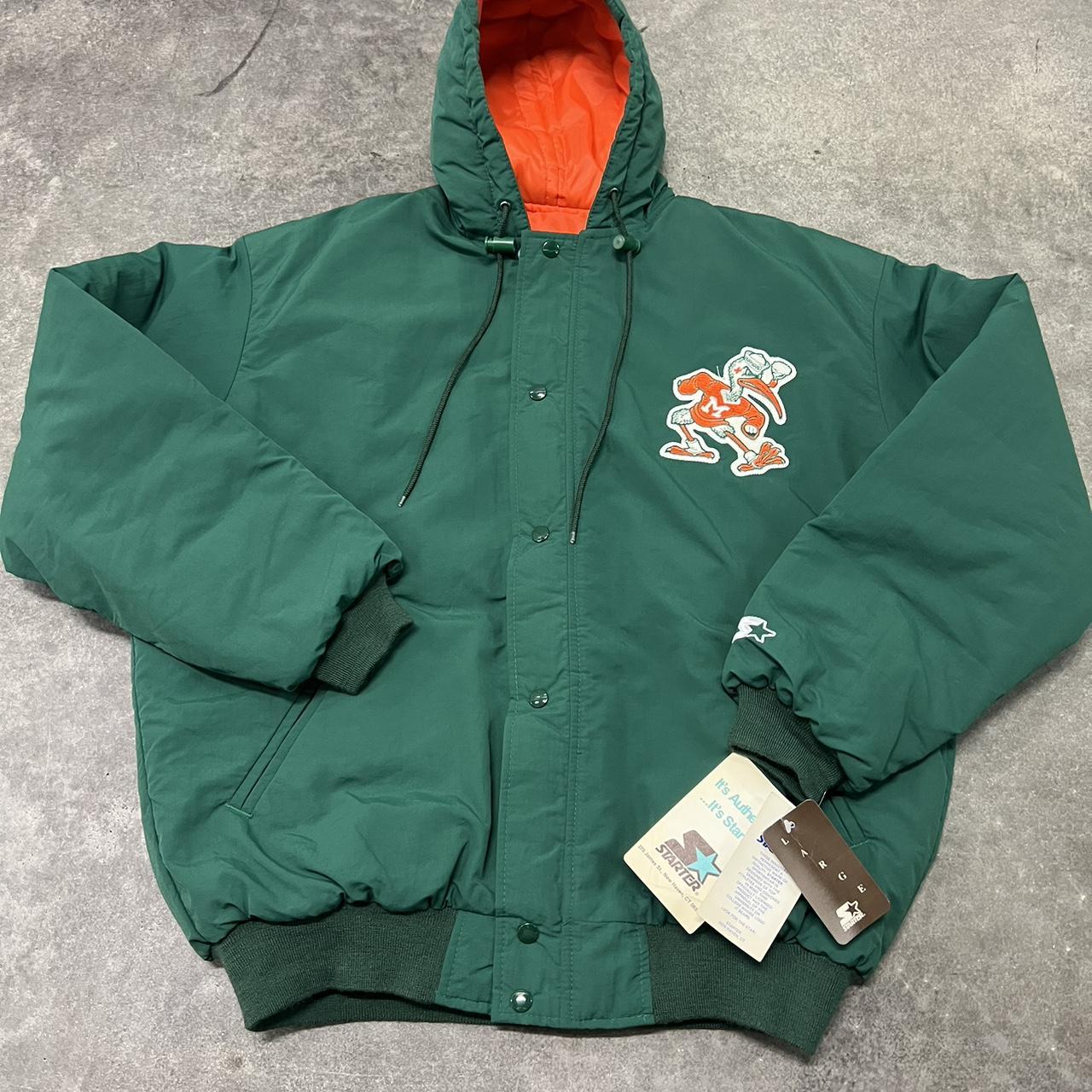 Vintage starter Miami hurricanes jacket new with tag... - Depop