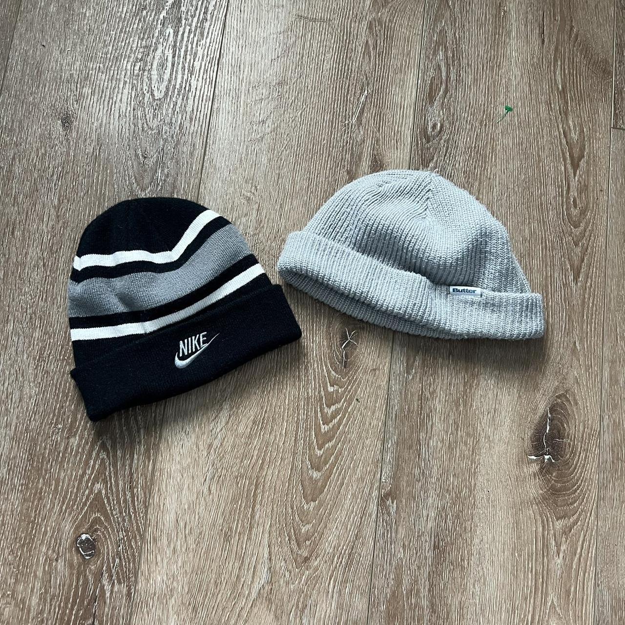 Nike Men's Black and Grey Hat | Depop