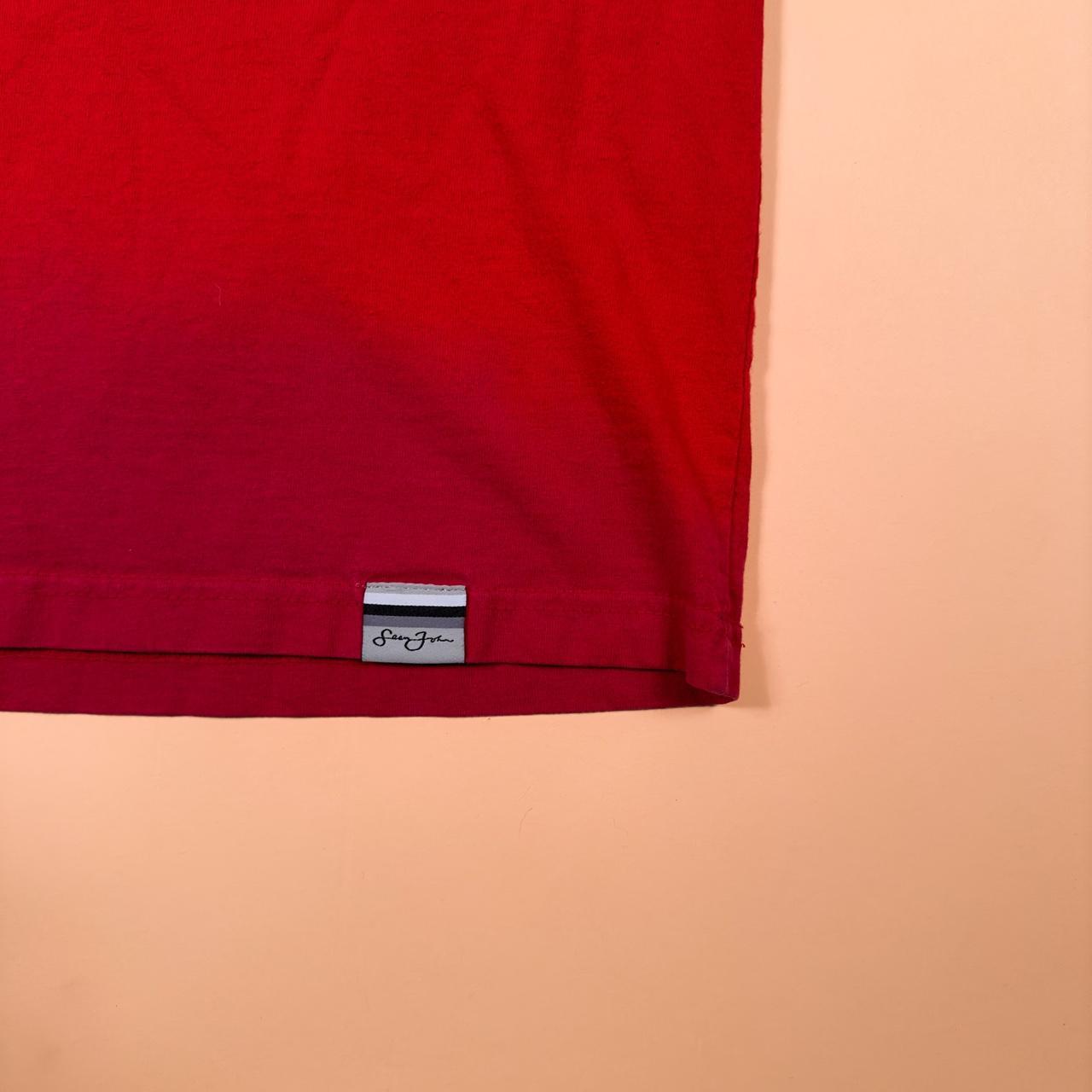 Sean John 赤 シャツ 未使用タグ付き Sean John 赤 シャツ 未使用タグ