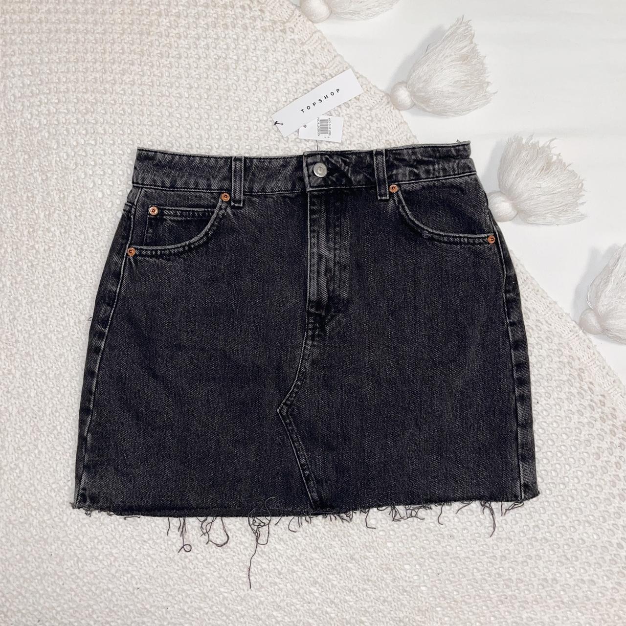 NWT Topshop Jean Skirt NWT New With Tags Size Depop