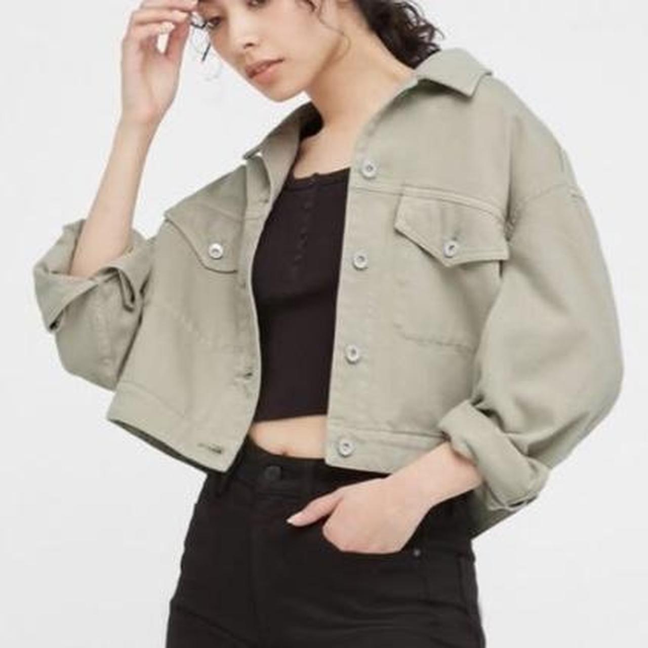 Uniqlo army 2025 green jacket