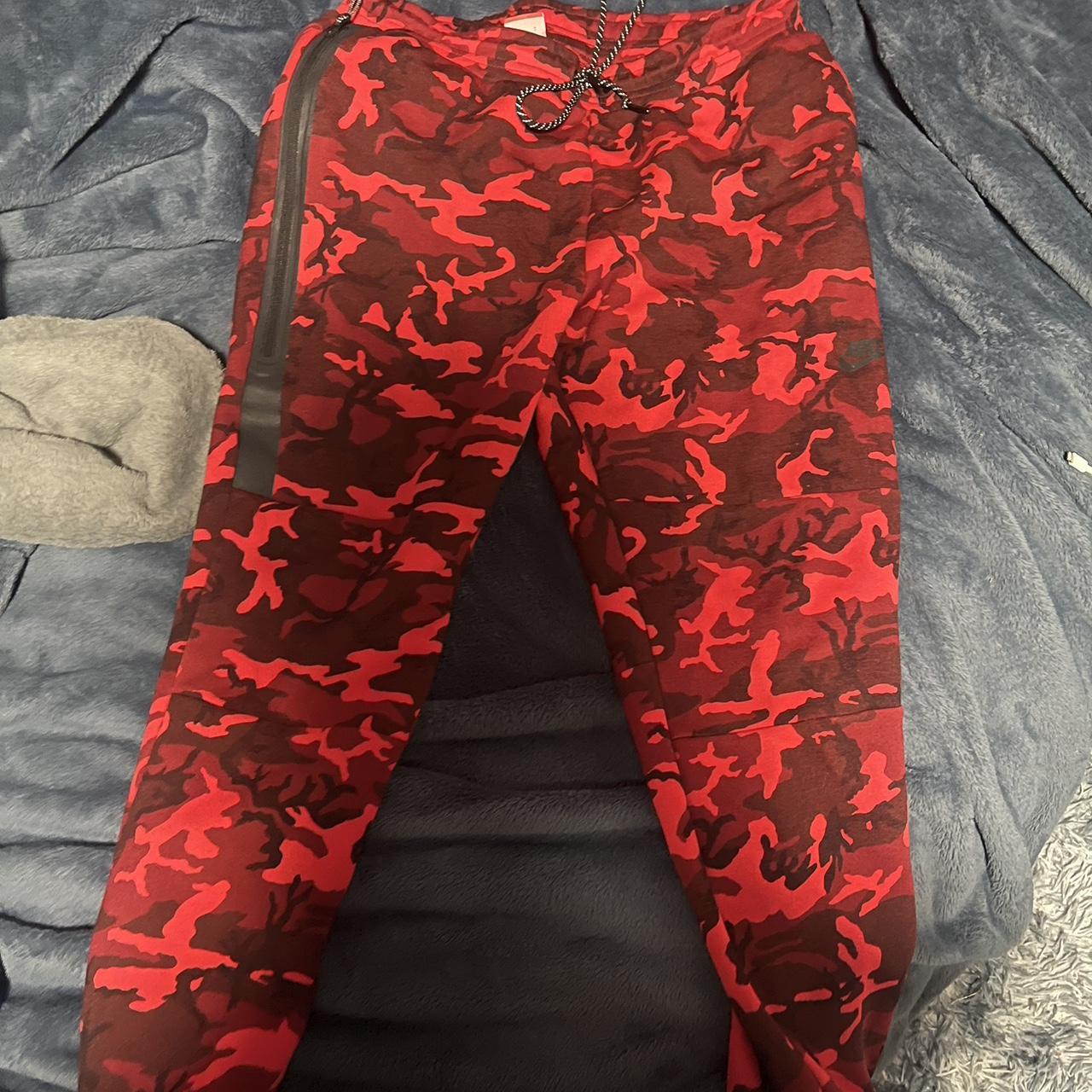 Nike Men's Red Joggers-tracksuits | Depop