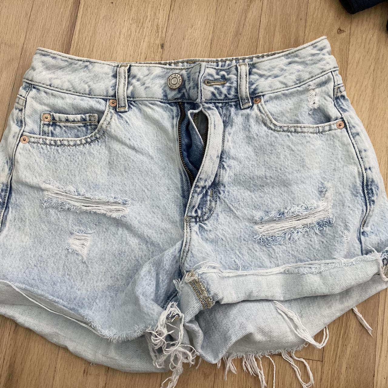 garage denim shorts - Depop