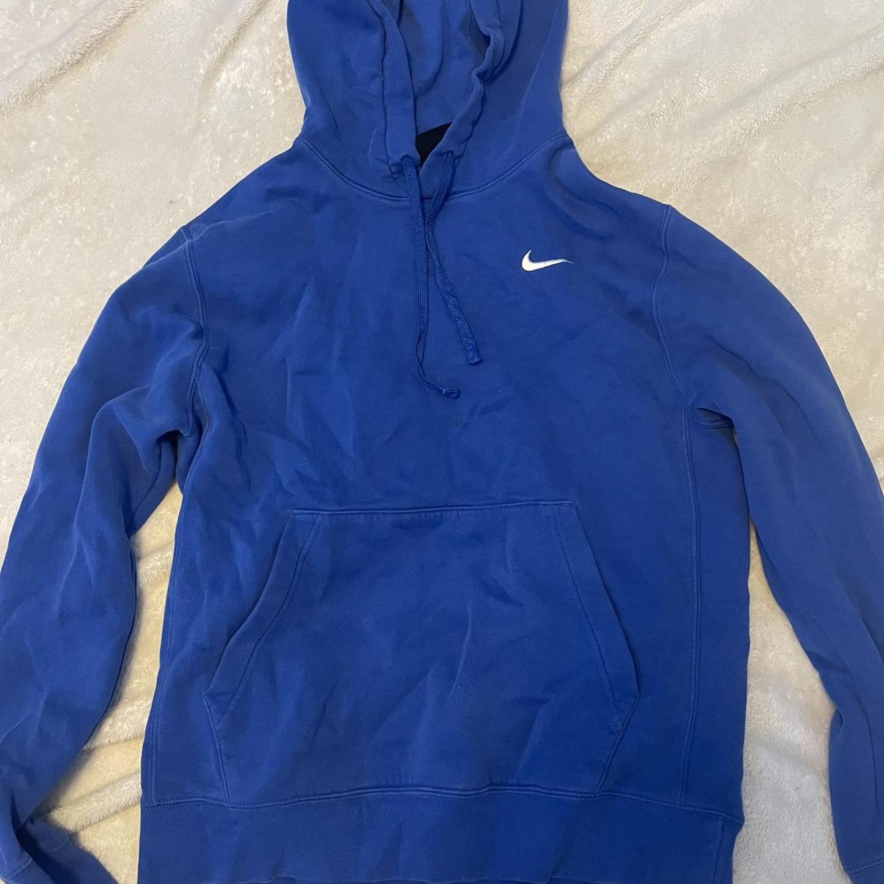 mens nike hoodie blue