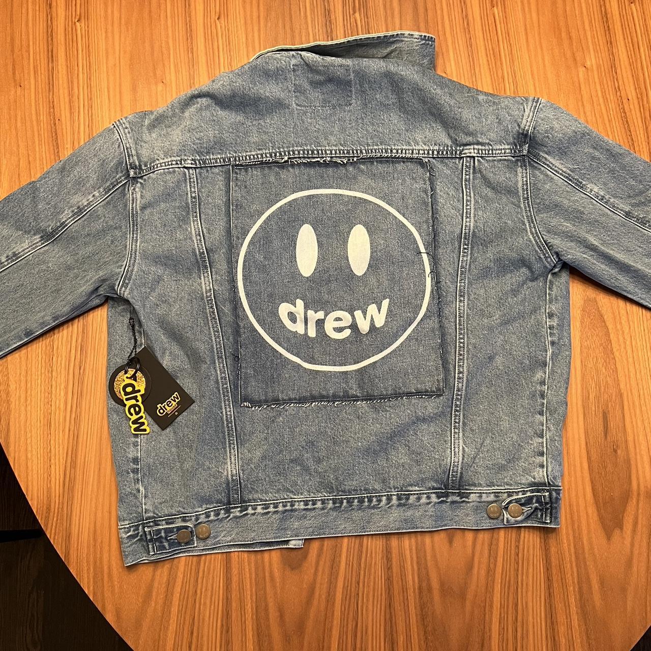 Drew House - Mascot Trucker Jean Jacket - Stone | Depop
